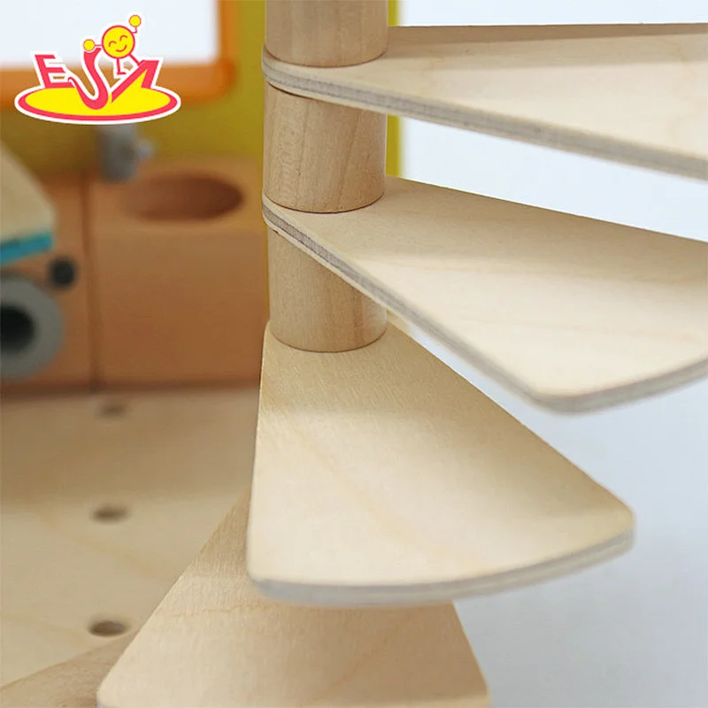 تصميم جديد معكرون لعبة مطبخ خشبية لطيفة للأطفال W10C582