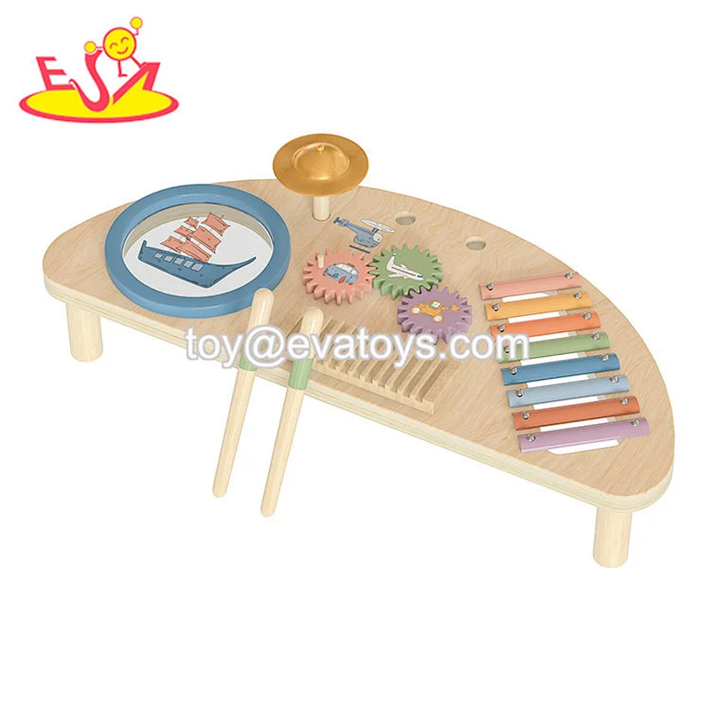 Nuevo diseño Macaron lindo juguete de cocina de madera para niños W10C582