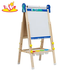 New Design Height Adjustable Standing Drawing Board Wooden Art Easel For Kids W12B230