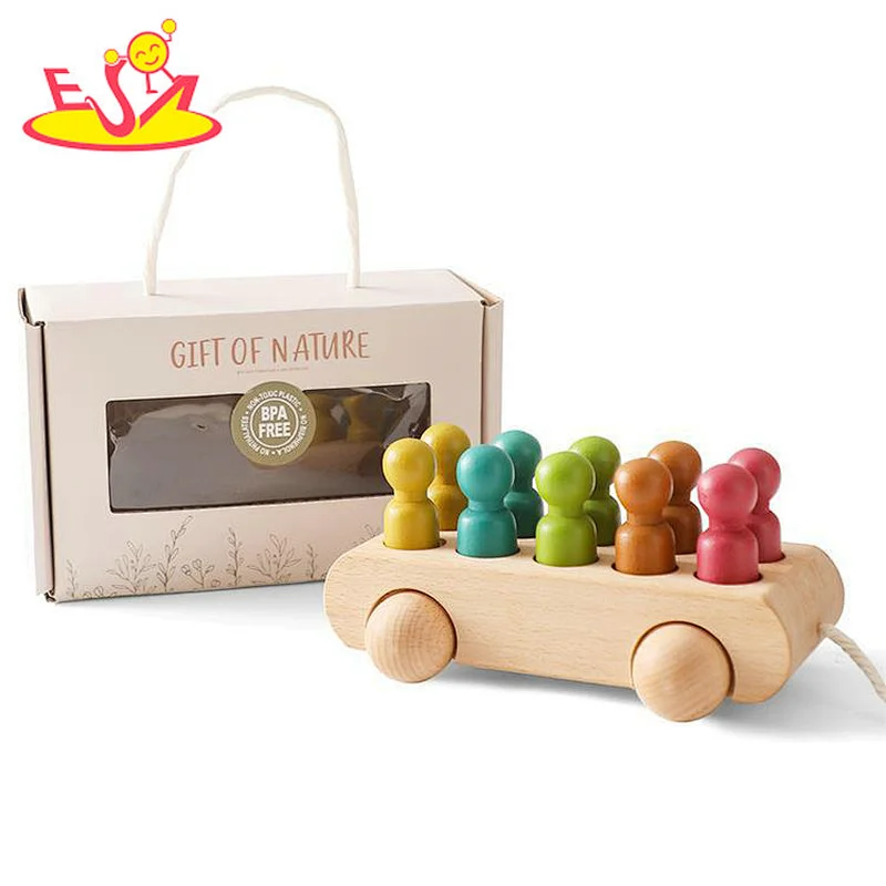 Neues Design Macaron niedliches hölzernes Spielküchenspielzeug für Kinder W10C582
