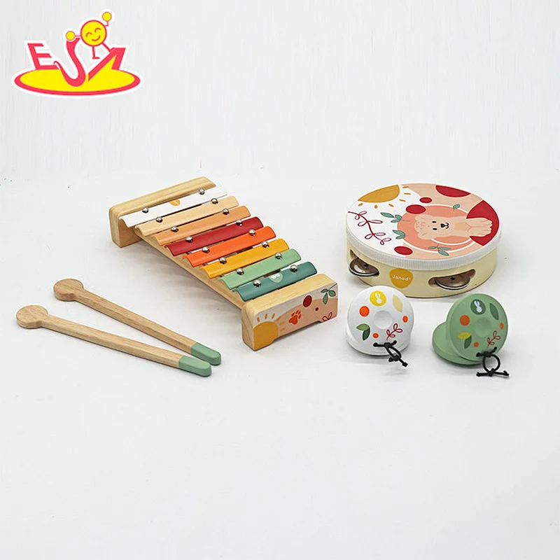 Новый дизайн Macaron, милая деревянная кухонная игрушка для детей W10C582