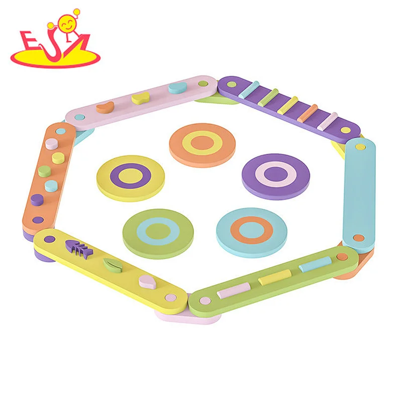 Neues Design Macaron niedliches hölzernes Spielküchenspielzeug für Kinder W10C582