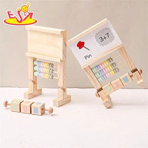 Nuevo diseño Macaron lindo juguete de cocina de madera para niños W10C582