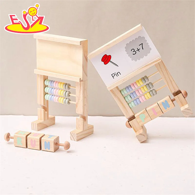 Nuevo diseño Macaron lindo juguete de cocina de madera para niños W10C582
