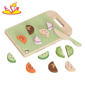 Creative Cooking Pretend Play Wooden Cutting Vegetable Board For Kids W14A354
