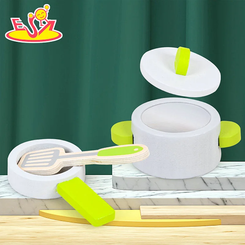 Modern Wooden Play Kitchen Set Educational Cooking Pretend Play For Kids W10C755