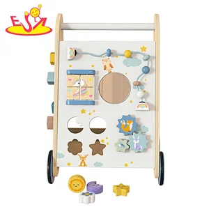 Wholesale Activity Learning Toy Mulfunctional Wooden Baby Walker W16E212