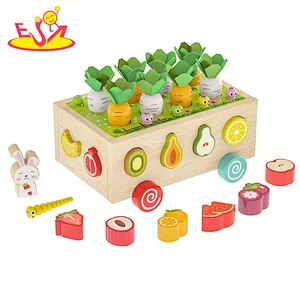 Neues Design Macaron niedliches hölzernes Spielküchenspielzeug für Kinder W10C582