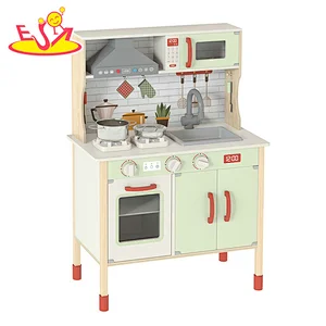 Новый дизайн Macaron, милая деревянная кухонная игрушка для детей W10C582