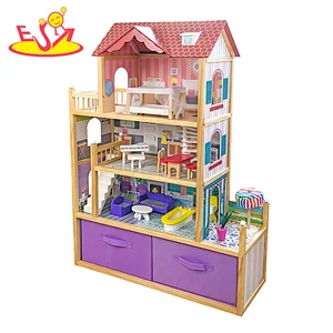 Neues Design Macaron niedliches hölzernes Spielküchenspielzeug für Kinder W10C582
