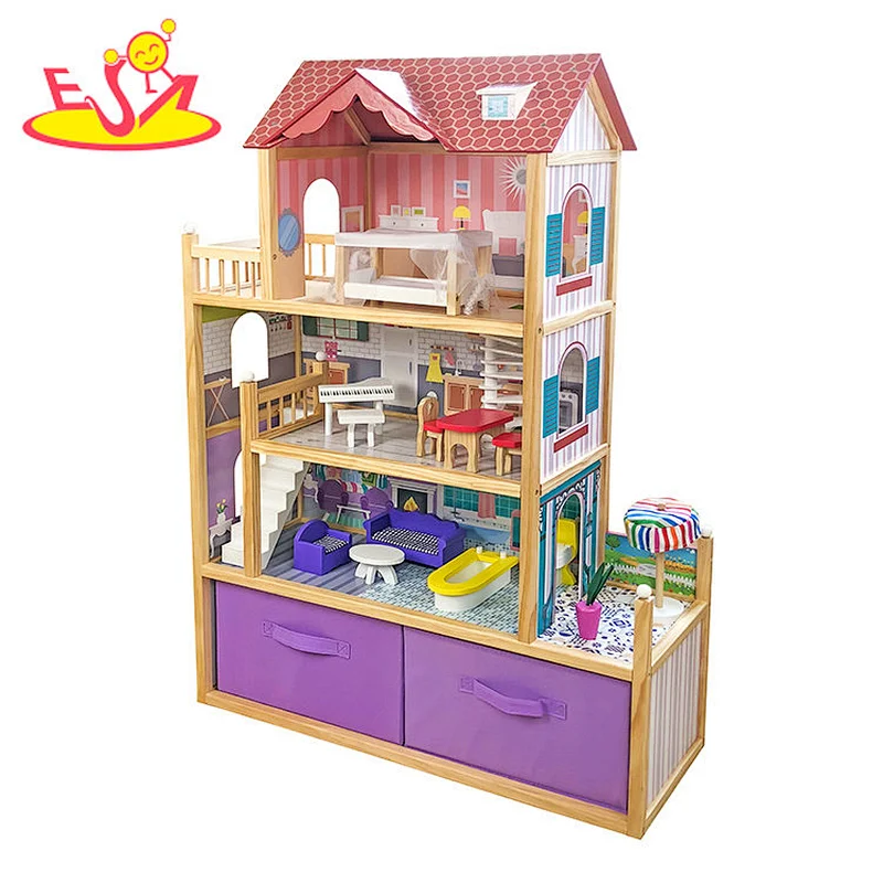 Neues Design Macaron niedliches hölzernes Spielküchenspielzeug für Kinder W10C582