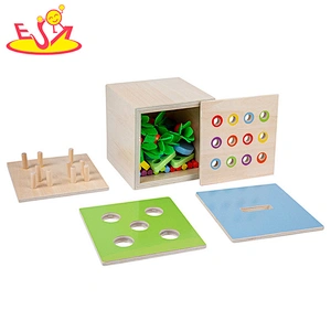 Nuevo diseño Macaron lindo juguete de cocina de madera para niños W10C582