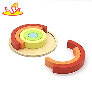 تصميم جديد معكرون لعبة مطبخ خشبية لطيفة للأطفال W10C582