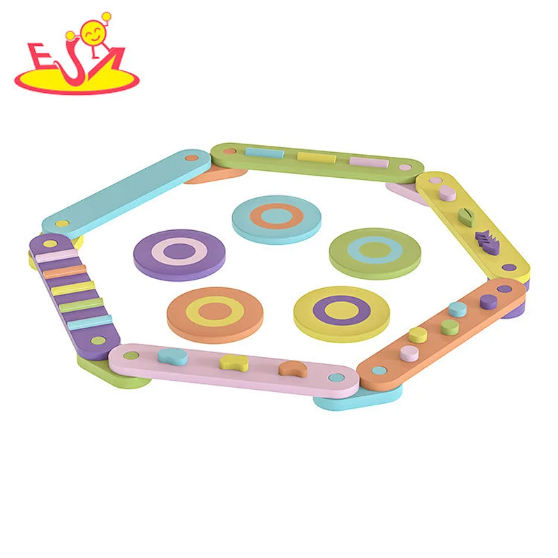Neues Design Macaron niedliches hölzernes Spielküchenspielzeug für Kinder W10C582