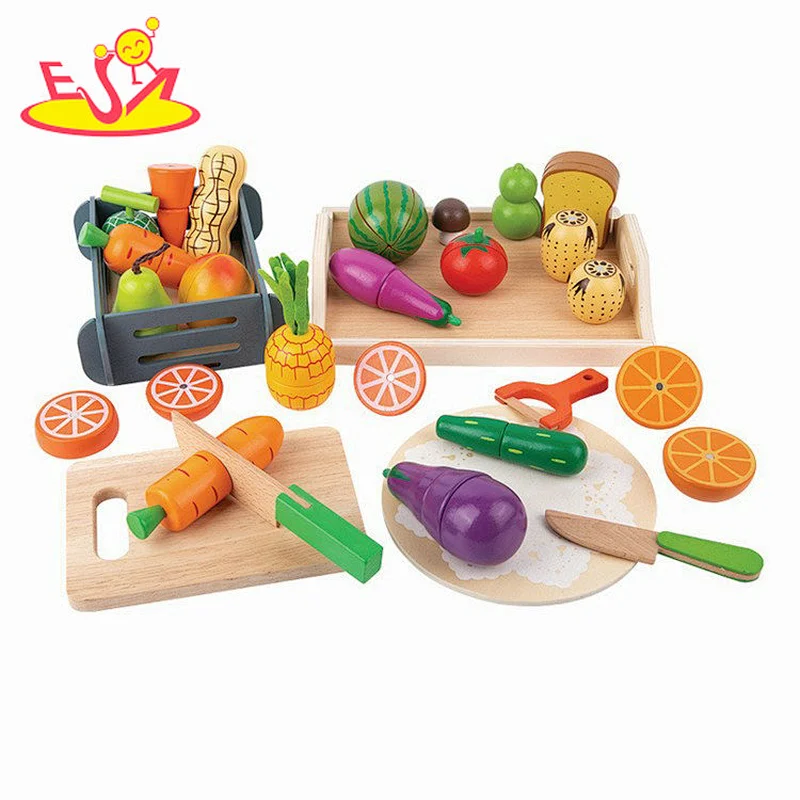 Neues Design Macaron niedliches hölzernes Spielküchenspielzeug für Kinder W10C582