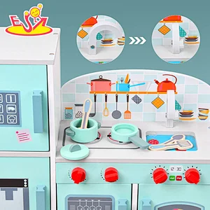Neues Design Macaron niedliches hölzernes Spielküchenspielzeug für Kinder W10C582