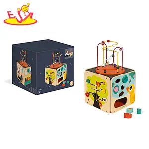 تصميم جديد معكرون لعبة مطبخ خشبية لطيفة للأطفال W10C582