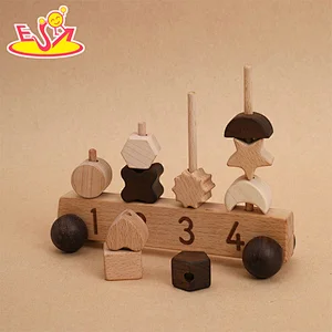 Neues Design Macaron niedliches hölzernes Spielküchenspielzeug für Kinder W10C582