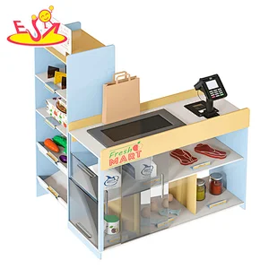 Neues Design Macaron niedliches hölzernes Spielküchenspielzeug für Kinder W10C582