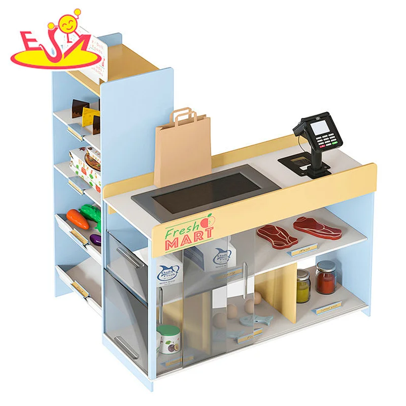 Neues Design Macaron niedliches hölzernes Spielküchenspielzeug für Kinder W10C582