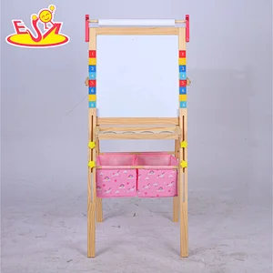 High Quality Double-sided Art Easel Adjustable Wooden Drawing Board For Kids W12B232
