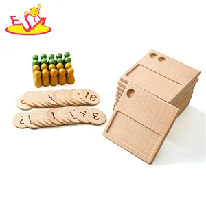 تصميم جديد معكرون لعبة مطبخ خشبية لطيفة للأطفال W10C582