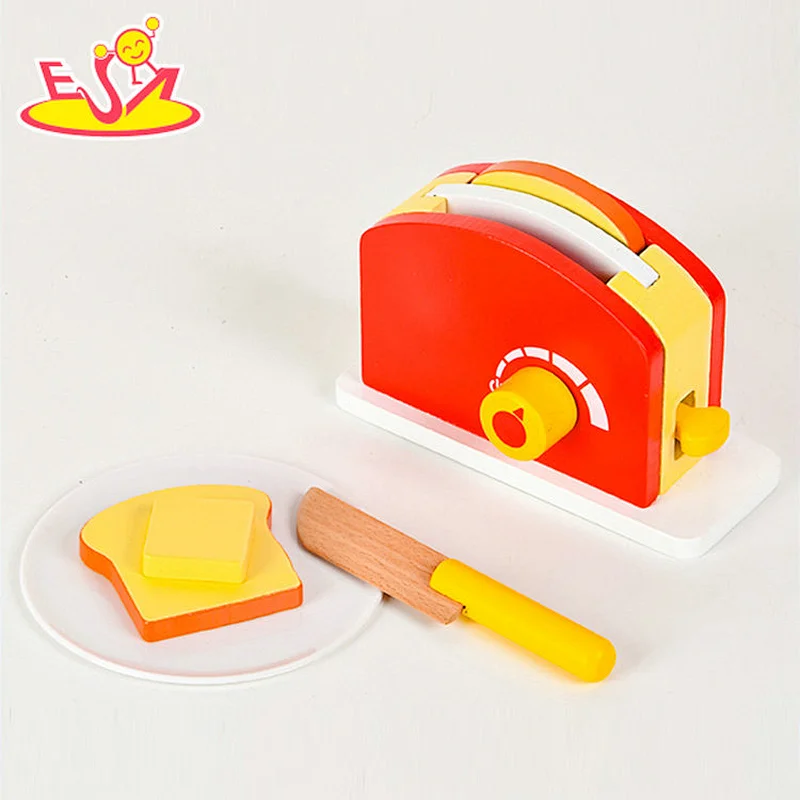 Nuevo diseño Macaron lindo juguete de cocina de madera para niños W10C582