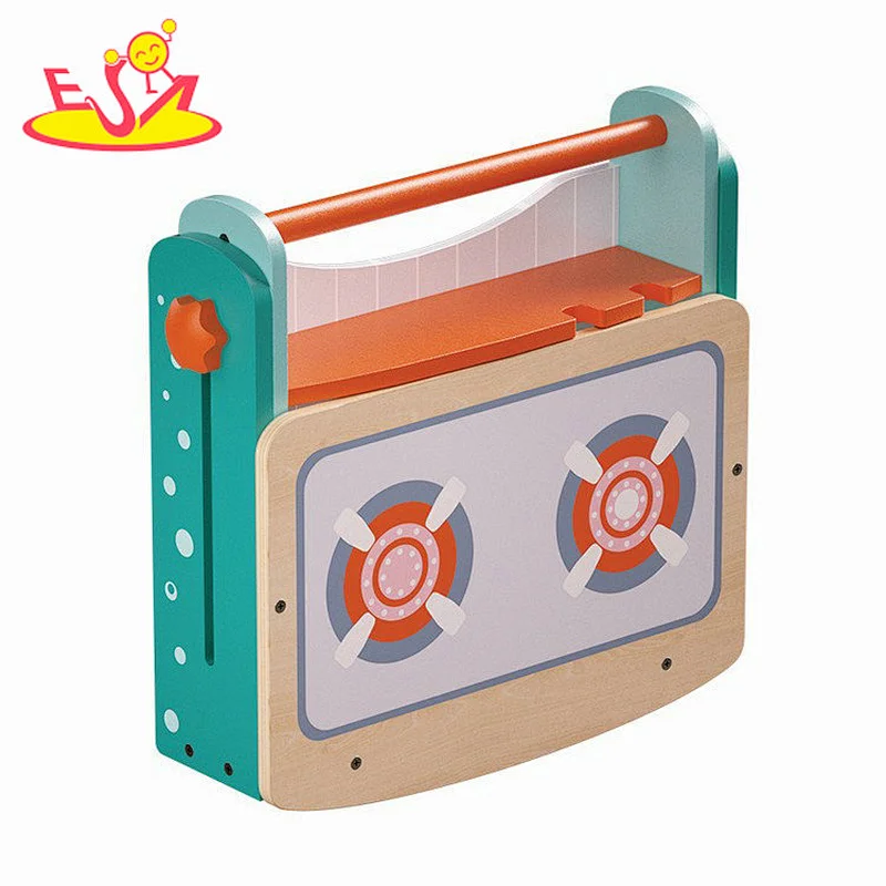 Neues Design Macaron niedliches hölzernes Spielküchenspielzeug für Kinder W10C582