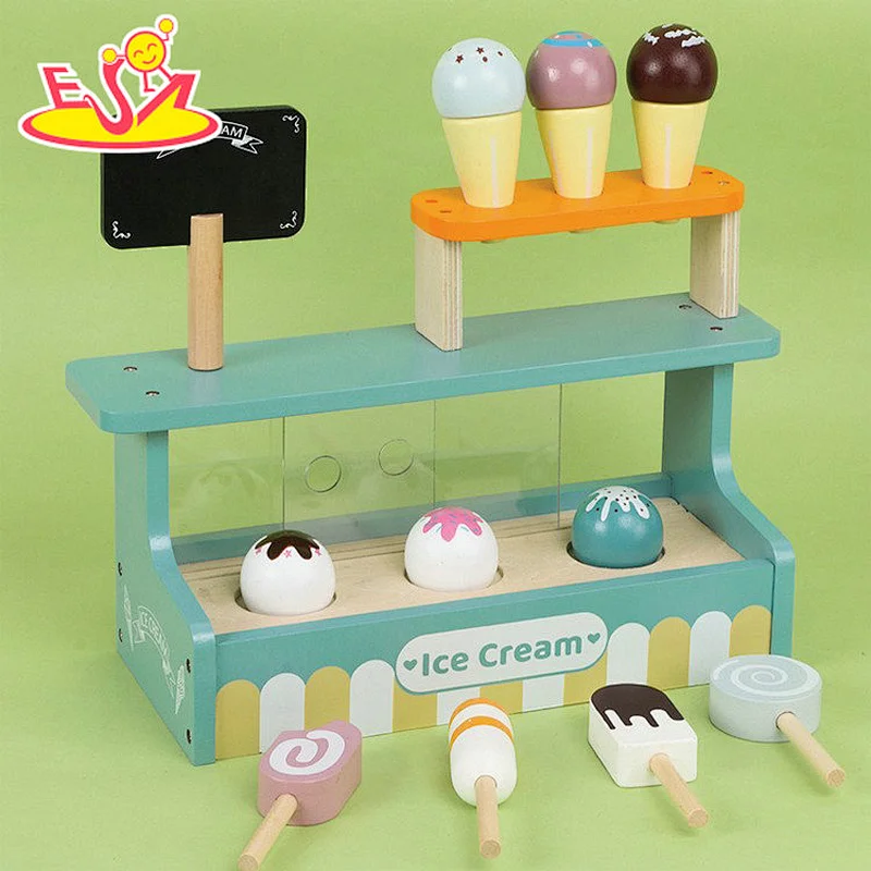Neues Design Macaron niedliches hölzernes Spielküchenspielzeug für Kinder W10C582