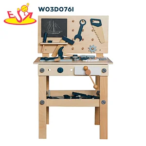 Wholesale Educational Pretend Play Tool Set Toy Wooden Workbench For Kids W03D076G