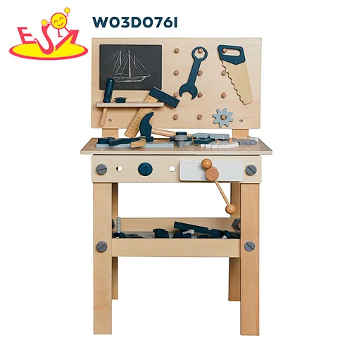تصميم جديد معكرون لعبة مطبخ خشبية لطيفة للأطفال W10C582