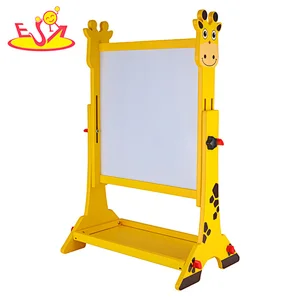 New Design Height Adjustable Standing Drawing Board Wooden Art Easel For Kids W12B230