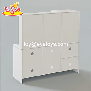 تصميم جديد معكرون لعبة مطبخ خشبية لطيفة للأطفال W10C582