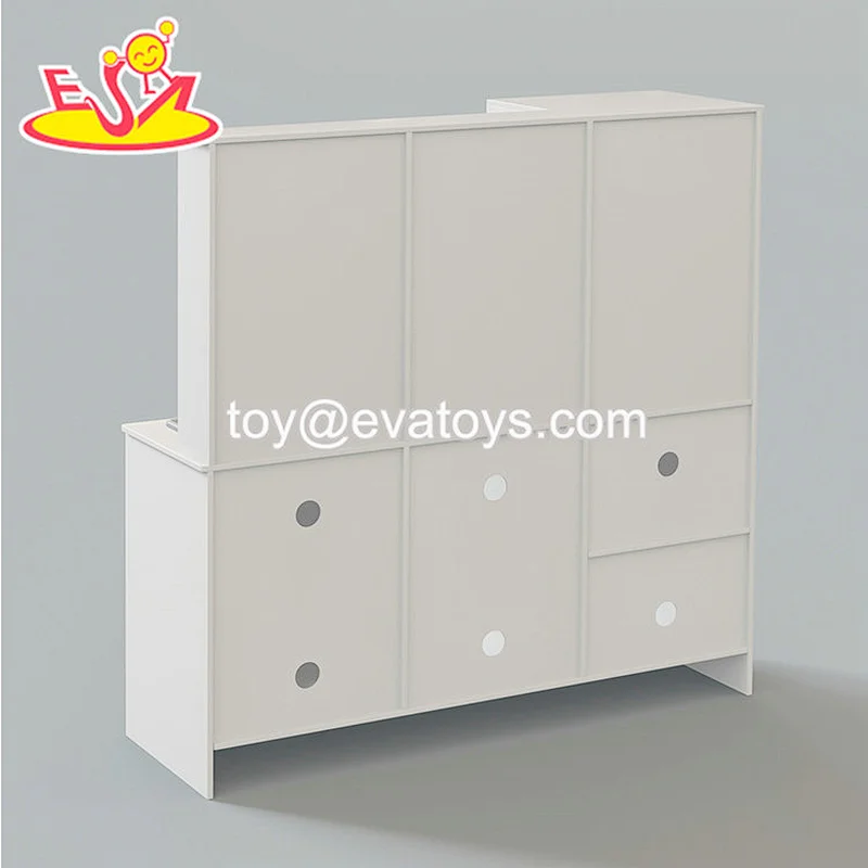 تصميم جديد معكرون لعبة مطبخ خشبية لطيفة للأطفال W10C582