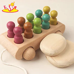 Nuevo diseño Macaron lindo juguete de cocina de madera para niños W10C582