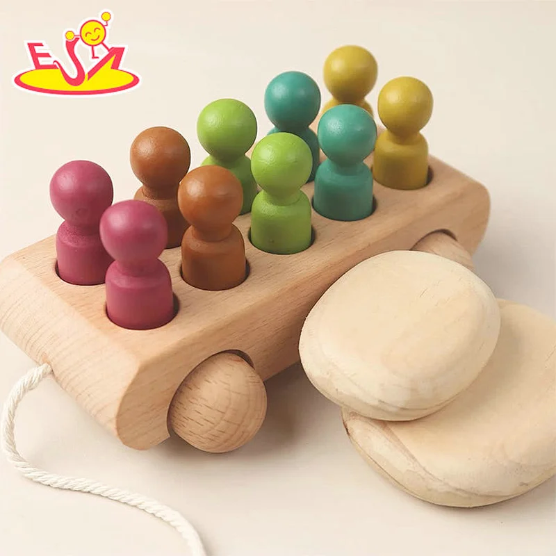 Nuevo diseño Macaron lindo juguete de cocina de madera para niños W10C582