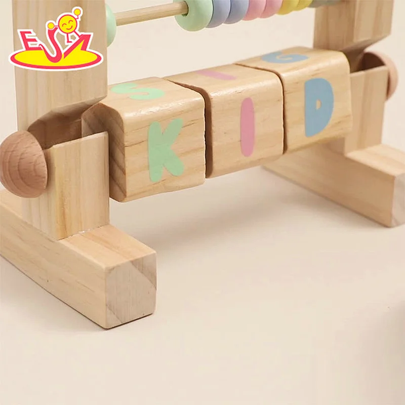 Nuevo diseño Macaron lindo juguete de cocina de madera para niños W10C582