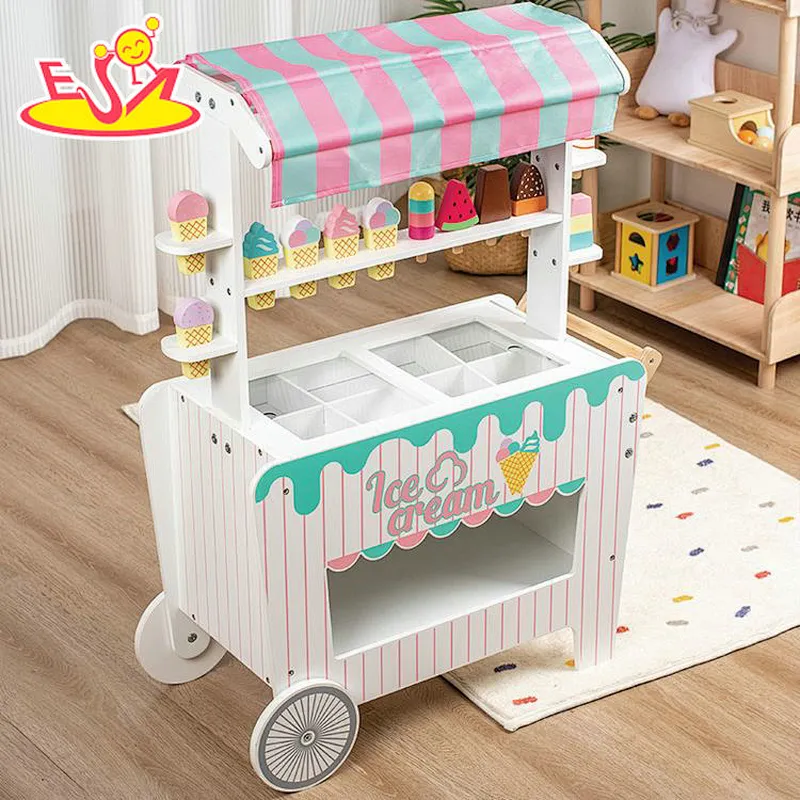 Neues Design Macaron niedliches hölzernes Spielküchenspielzeug für Kinder W10C582