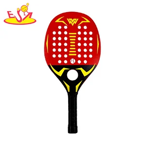 New Design Outdoor Tennis Game Lightweight Wooden Pickleball Racket W01C011