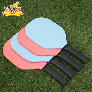 Hot Selling Outdoor Sports Game Wooden Pickleball Paddle With Customize W01C002