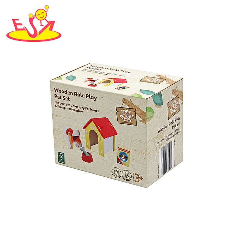 تصميم جديد معكرون لعبة مطبخ خشبية لطيفة للأطفال W10C582