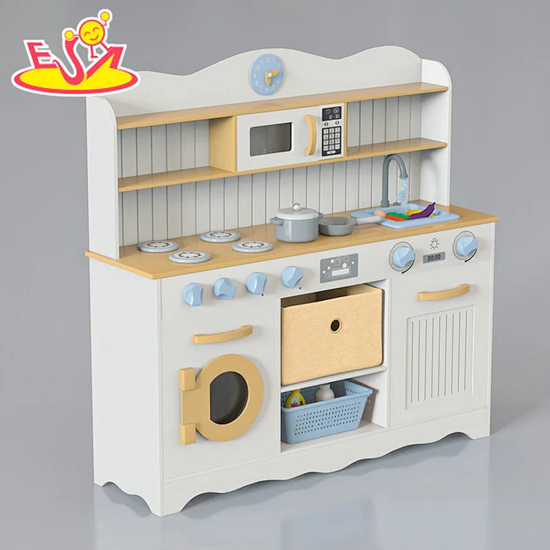 Neues Design Macaron niedliches hölzernes Spielküchenspielzeug für Kinder W10C582