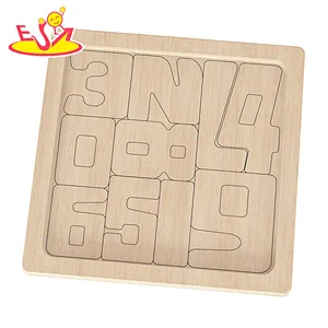 High Quality Early Educational Toy 3D Wooden Number Block Puzzle For Kids W14A373