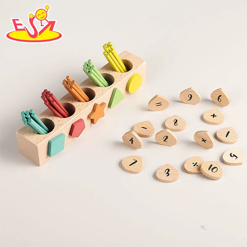 تصميم جديد معكرون لعبة مطبخ خشبية لطيفة للأطفال W10C582