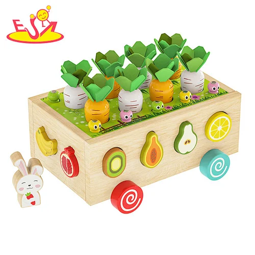 Nuevo diseño Macaron lindo juguete de cocina de madera para niños W10C582