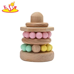 Neues Design Macaron niedliches hölzernes Spielküchenspielzeug für Kinder W10C582