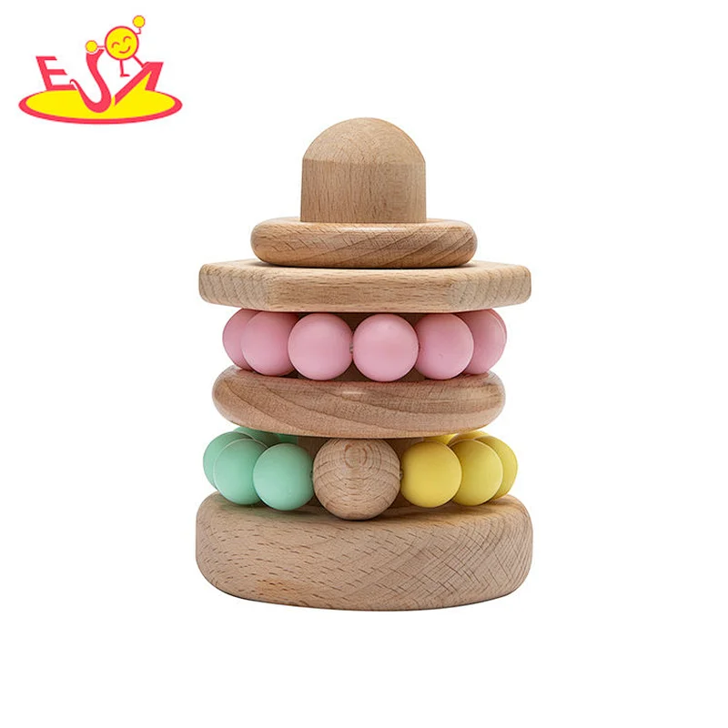 Neues Design Macaron niedliches hölzernes Spielküchenspielzeug für Kinder W10C582