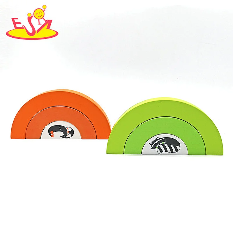 Neues Design Macaron niedliches hölzernes Spielküchenspielzeug für Kinder W10C582