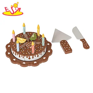 تصميم جديد معكرون لعبة مطبخ خشبية لطيفة للأطفال W10C582