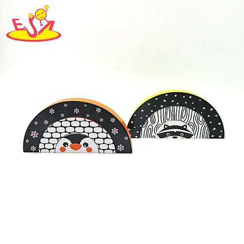 Neues Design Macaron niedliches hölzernes Spielküchenspielzeug für Kinder W10C582